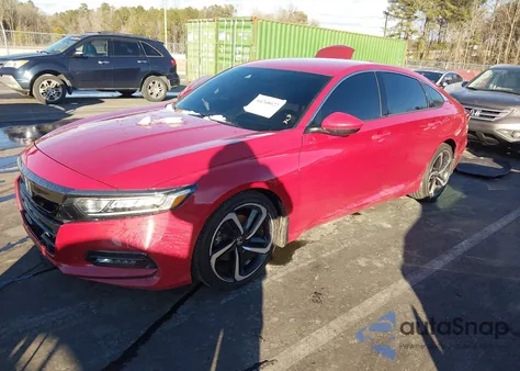2019 Honda Accord Sport z USA, uszkodzony, nr VIN 1HGCV1F35KA156295